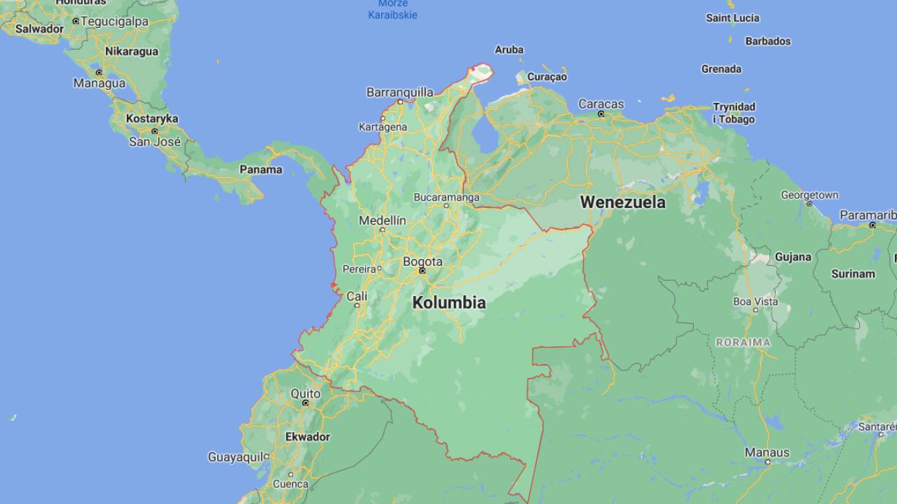 Colombia Located