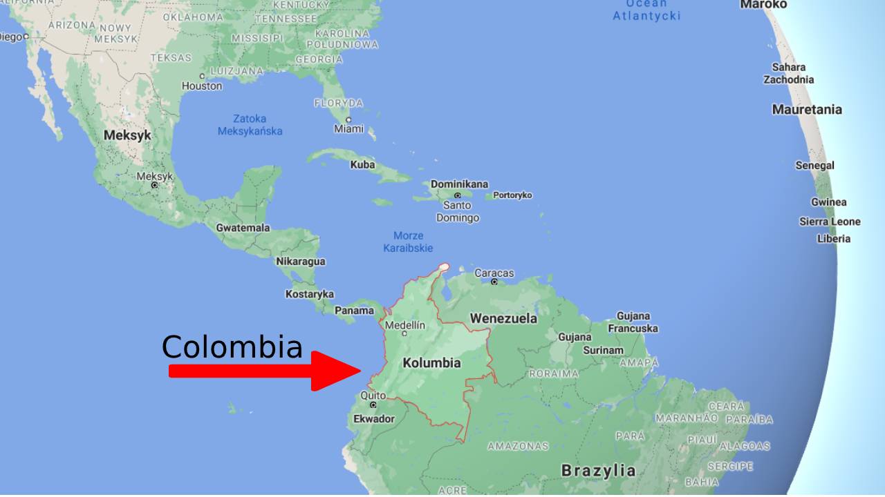 Where is Colombia Located?